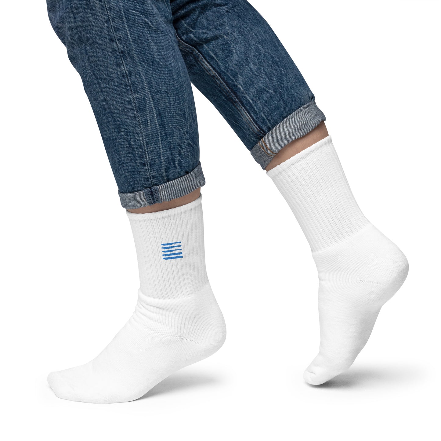 Locke Embroidered socks