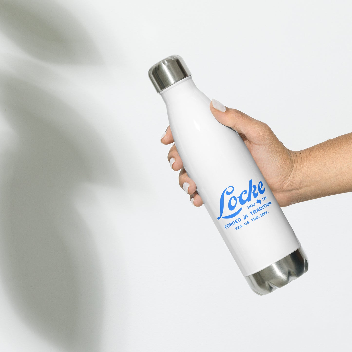 Locke Forged in Tradition Stainless steel water bottle