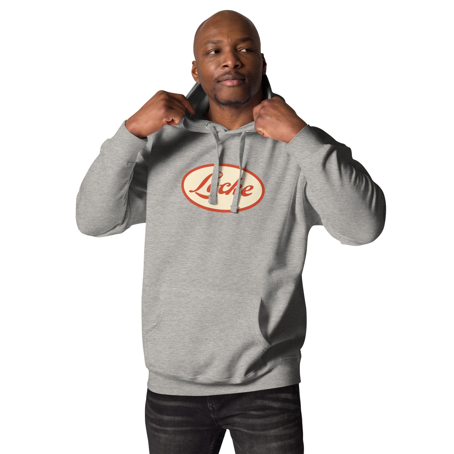 Locke Stencil Oval Unisex Hoodie