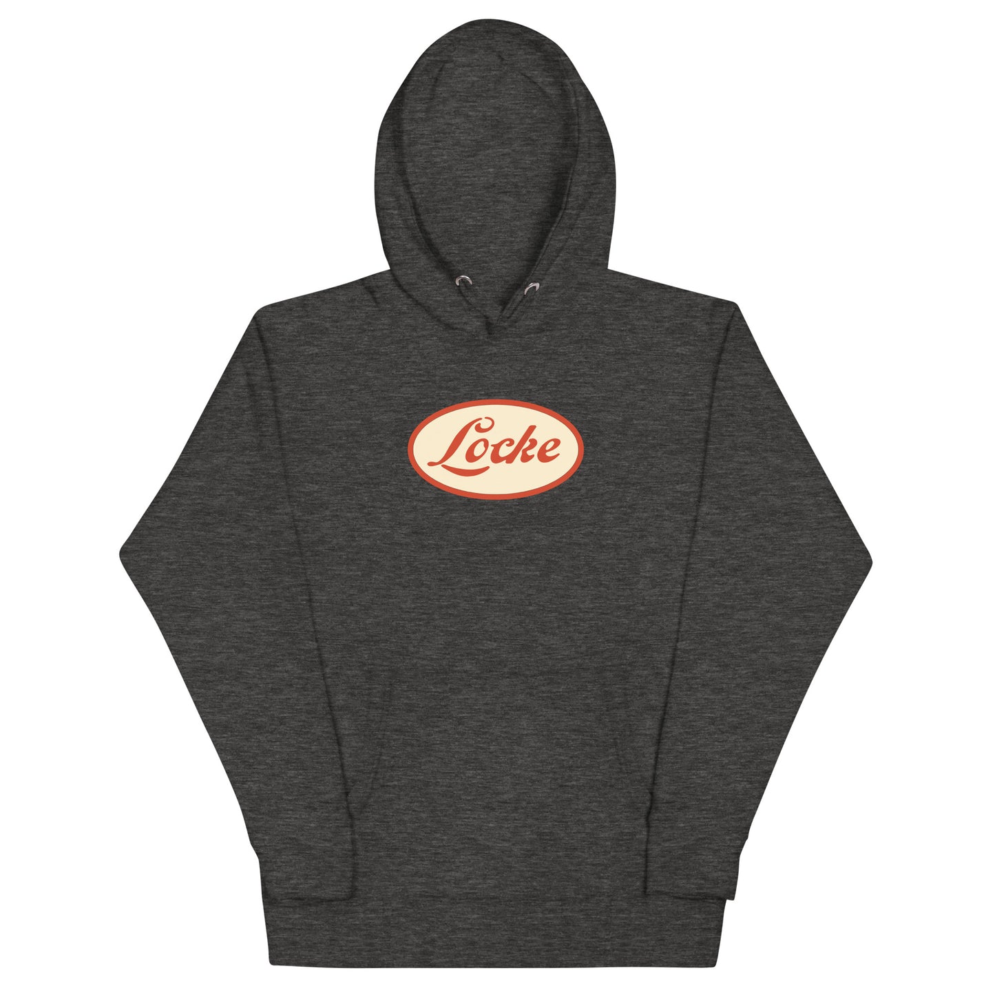Locke Stencil Oval Unisex Hoodie