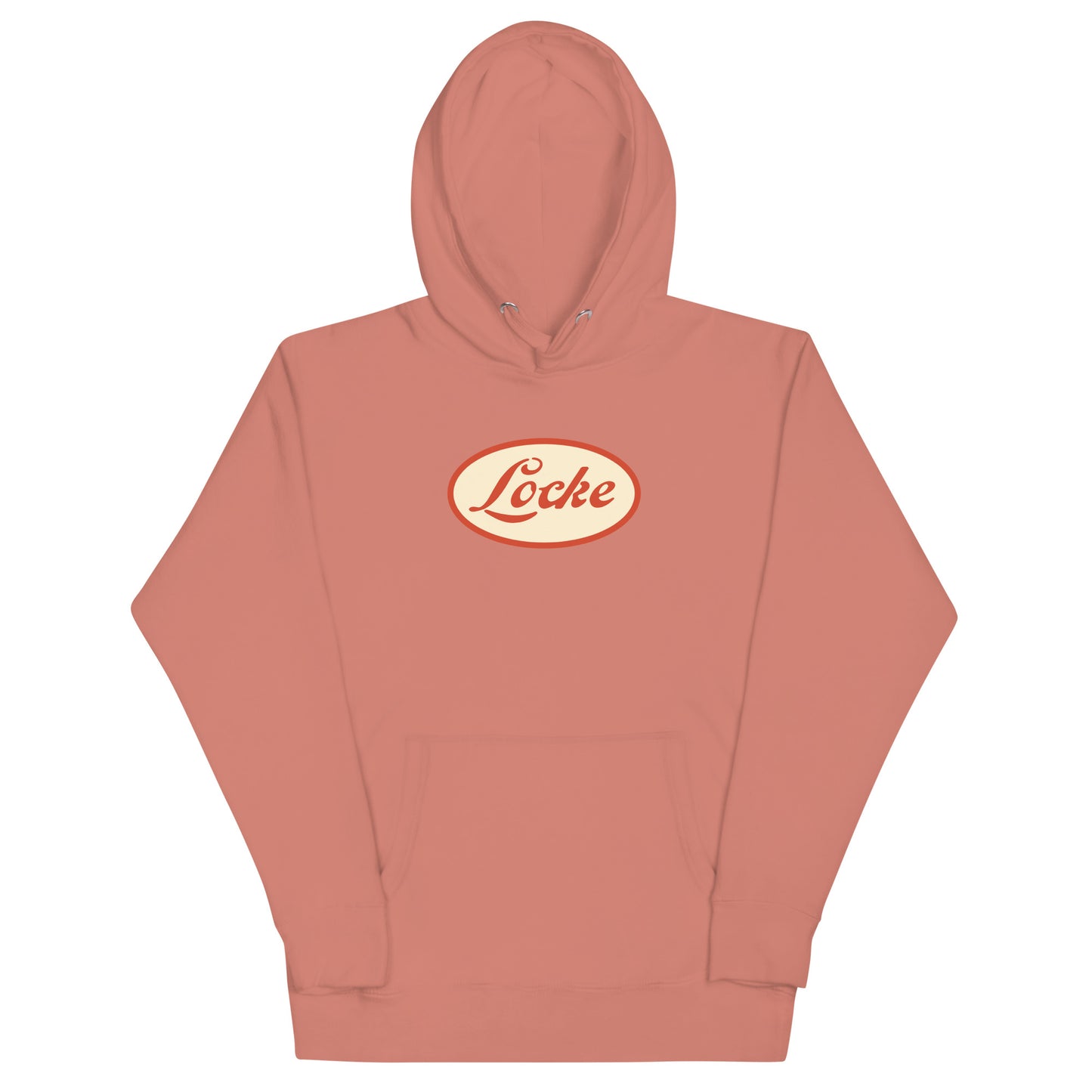 Locke Stencil Oval Unisex Hoodie