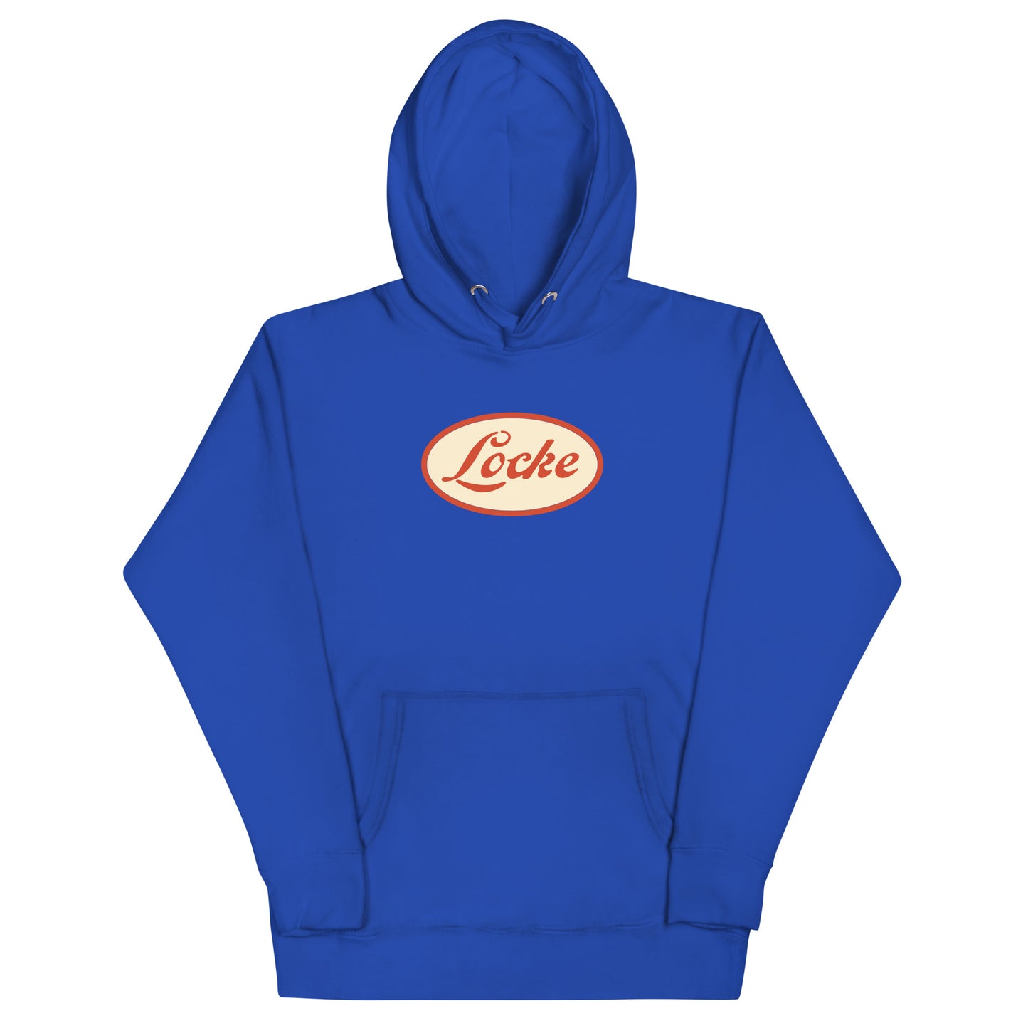 Locke Stencil Oval Unisex Hoodie