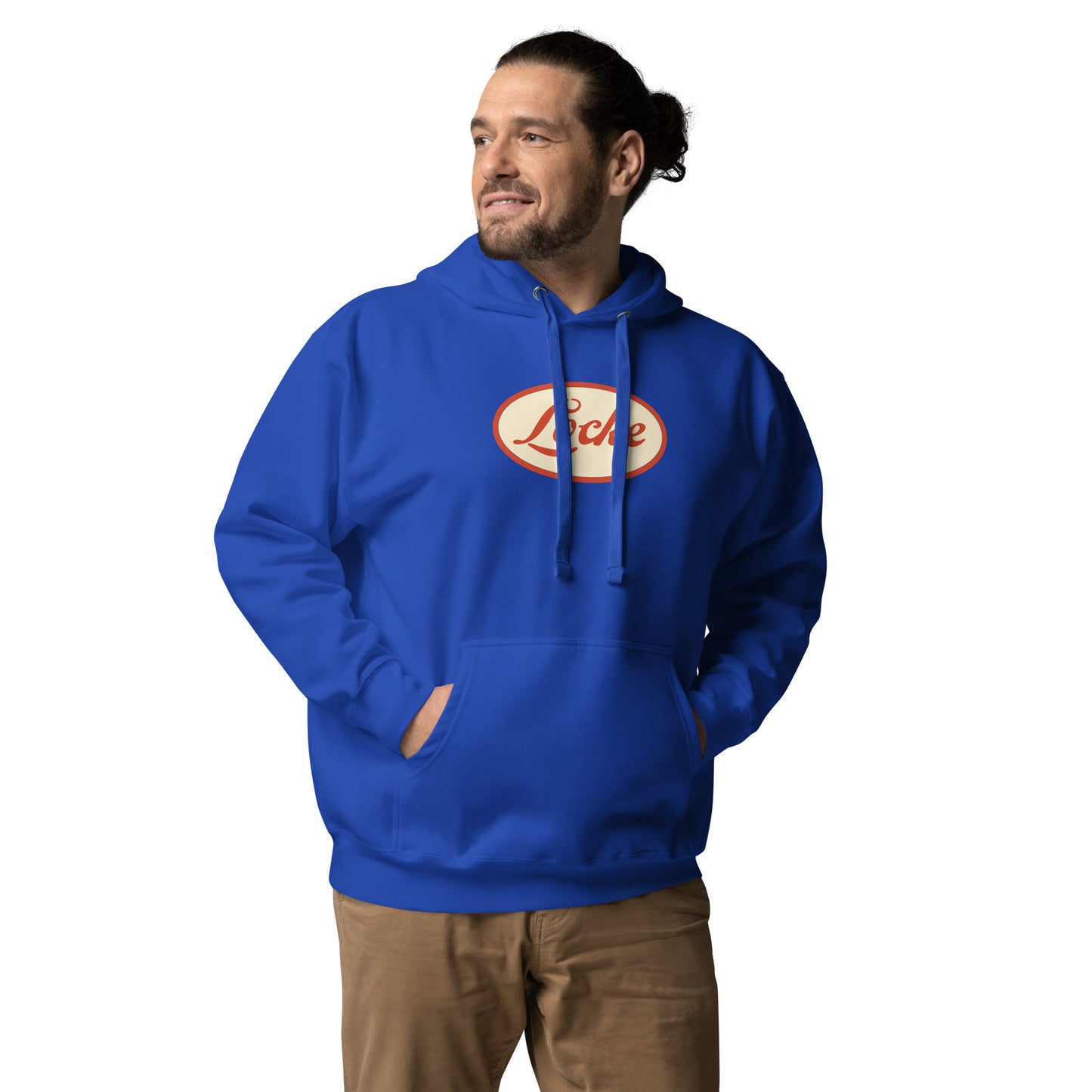 Locke Stencil Oval Unisex Hoodie
