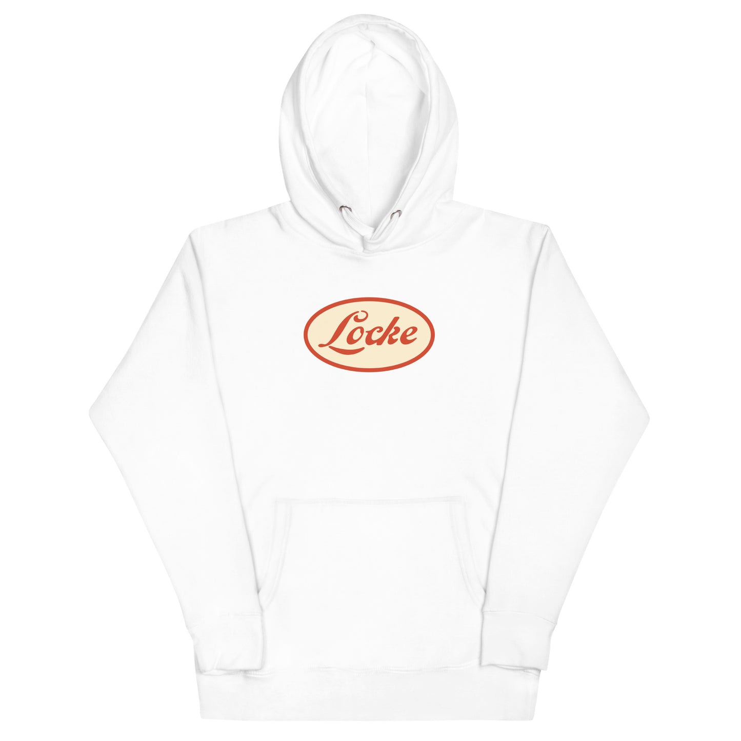 Locke Stencil Oval Unisex Hoodie