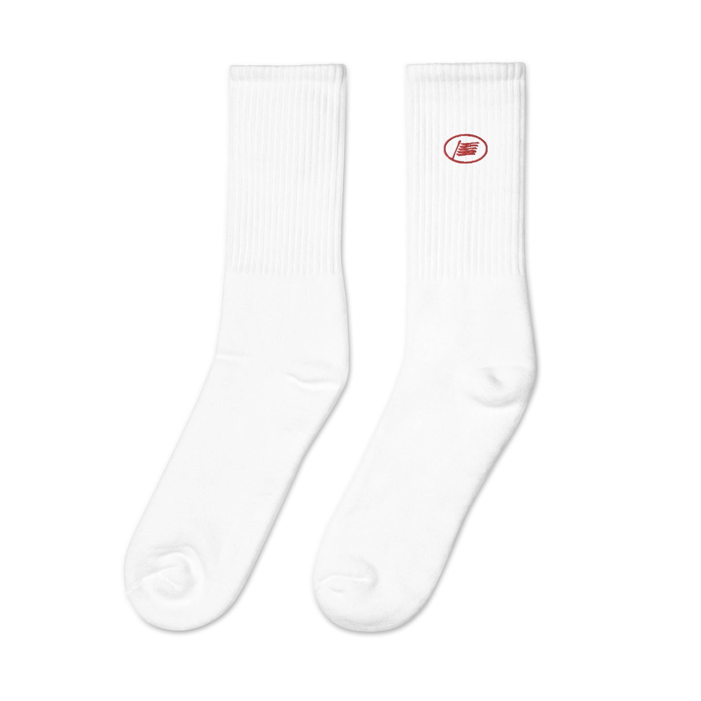 Locke Flag Embroidered socks