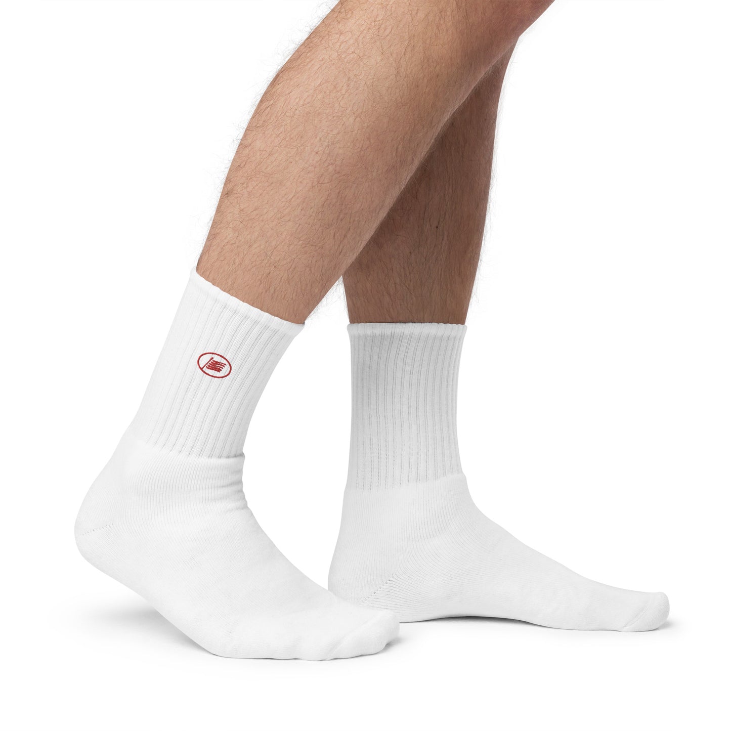 Locke Flag Embroidered socks